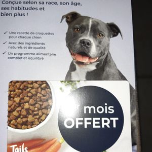 Bon croquettes pour chien 1 mois gratuit