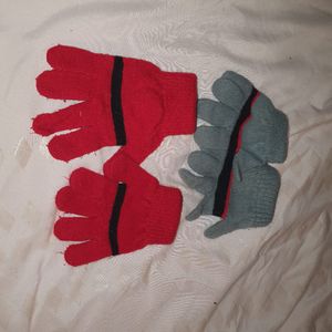 2 paire de gants 2/3ans