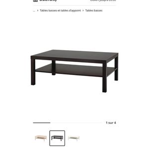 Donne Table basse lack IKEA 