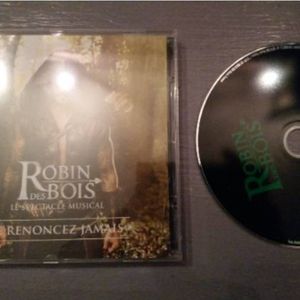 CD vert de la comédie musicale "Robin Des Bois"