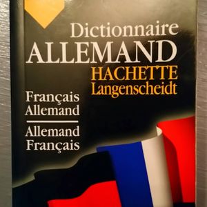 Dictionnaire hachette français - allemand