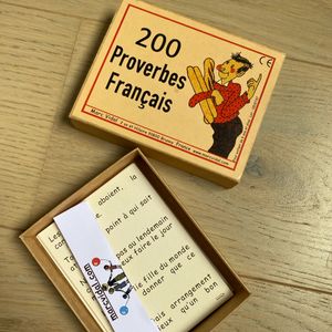 Cartes 200 proverbes français 