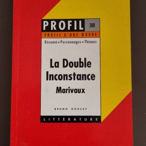 Livre "la double inconstance" de Marivaux