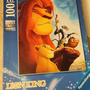 Puzzle 100 pièces roi lion 