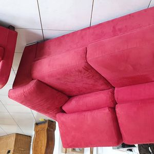 Canapé fixe 2pl et fauteuil
