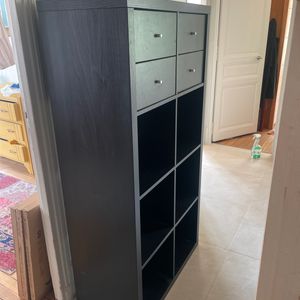 Armoire kalax IKEA noire 