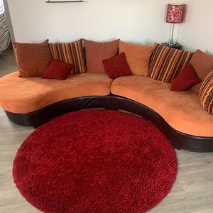 Canapé avec tapis 