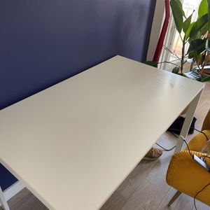 Grand table blanche IKEA Melltorp