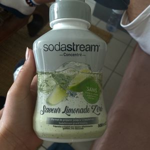 Limonade soda stream sans sucre 