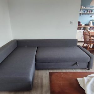 Canapé d'angle Ikea convertible et réversible 