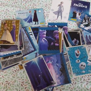 2 lots de cartes Panini La Reine des Neiges 
