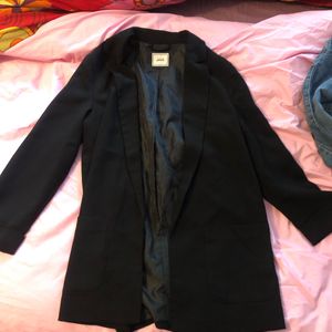 veste blazer longue noir pimkie 