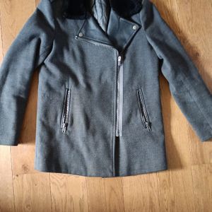 Manteau gris taille M