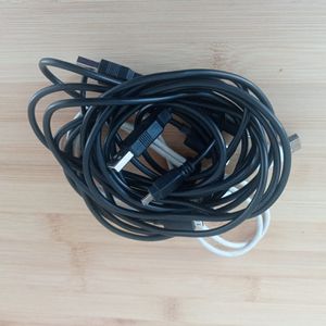 Lot de 4 câbles mini usb