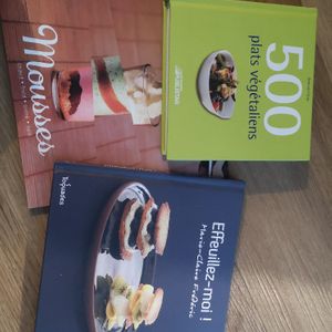 3 livres cuisine