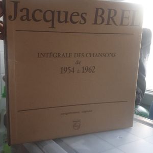 Integrale jacques brel vinyle 1954-1962
