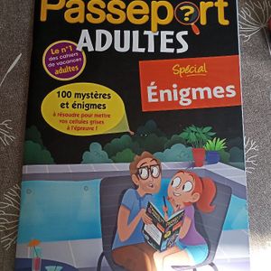 Cahier passeport adultes 