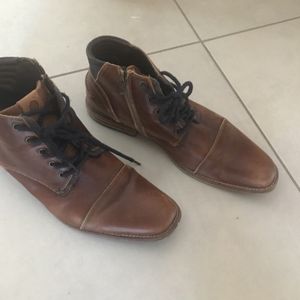 Chaussure homme bottines cuir