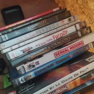 Lot de DVD ou jeux