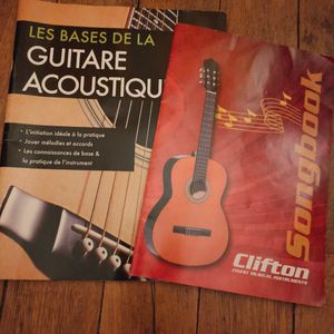 3 Livres cours de guitare