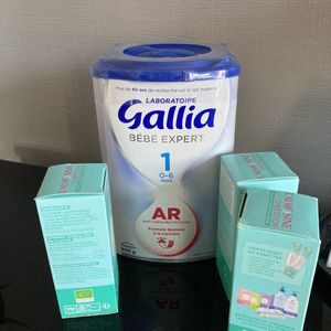 Lait AR 0-6 gallia et calmosin 