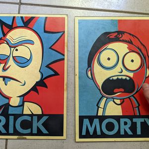2 tableaux Rick and Morty 