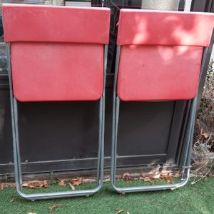2 chaises pliables