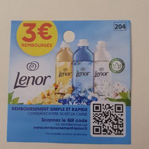 Réduction de 3 euros sur Lénor