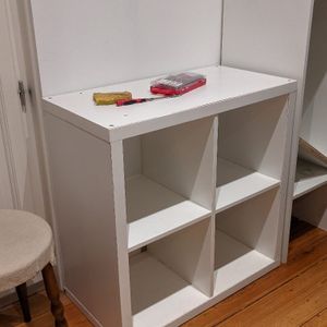 Meuble étagère Ikea Kallax 4 cases blanc