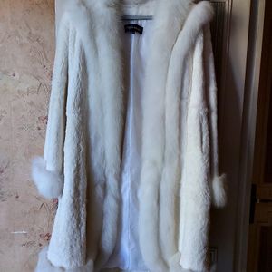 Manteau blanc XL