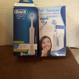 2 Brosses à dents électriques rechargeables 