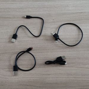 Lot 4 câbles mini USB 