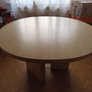 Table ovale + rallonge 