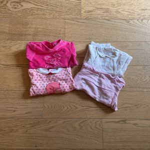 4 pyjamas rose