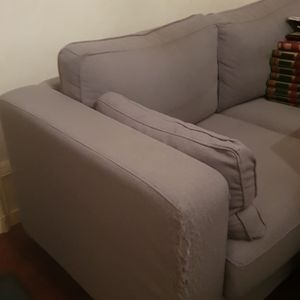 Canapé tissu gris