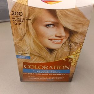 Coloration blond clair