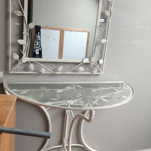 Table et miroir 