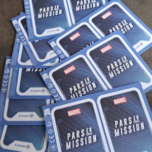 9 paquets de carte Marvel