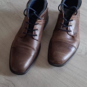 Chaussures cuir marron 