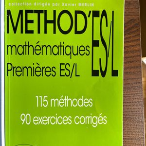 Exercices de maths première ES/L