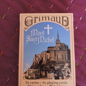 Jeu de cartes Mont Saint Michel