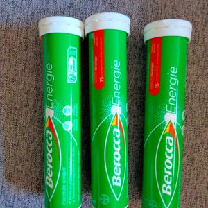 Lot de 3 tubes Berocca effervescent 