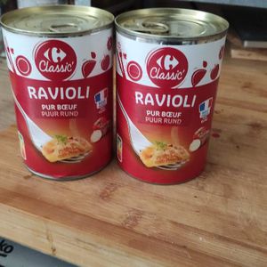2 x Conserves Ravioli Bœuf