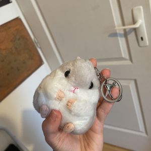 Porte clés peluche hamster