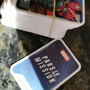 Lot cartes Marvel 