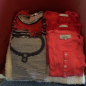Lot 5 hauts taille L femme 