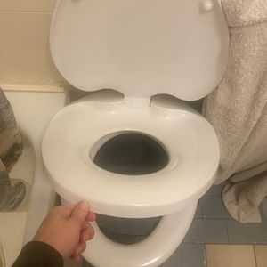 Double cuvette toilette adapté enfant