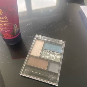 Crème pour les mains, fard à paupières 