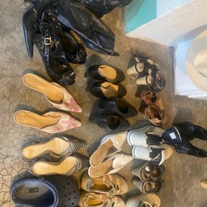 Lot de 16 paires de chaussures femme