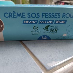 Crème érythème fessier bébé 